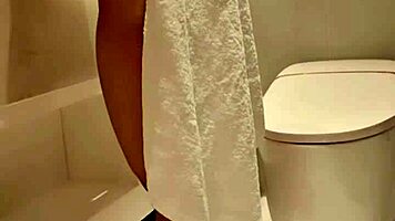 wet hairy viet pussy bent over for deep creampie