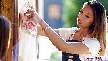 longtime crush confession leads to intimate lesbian connection