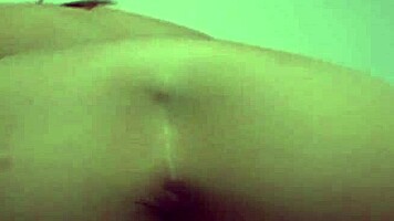 Can you believe my hot girlfriend with pierced tongue takes my cum covered pussy pounding on tape?!