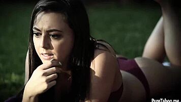 curvy milf surrenders to intense group threesome action