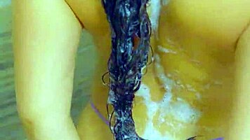 Hey college sluts, join our sensual wet shower masturbation party girls