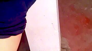 hot babe bent over fucked in monterrey garage!