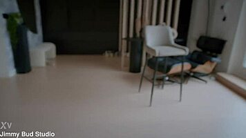 Wife begs for first anal destruction with deep ass blowing 😈