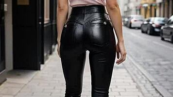 hey student wanna blowjob from leather clad cougar on public street?