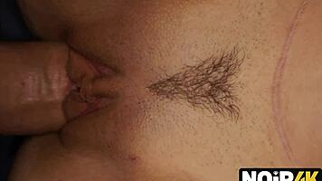 young couple's romantic closeup unleashes passionate tight pussy moans