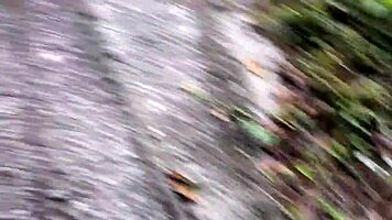 branquinha novinha's tight pussy pounded in wild outdoor fuck!