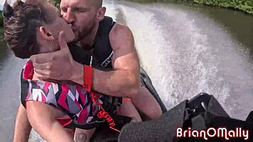 petite shro0ms q rides brian omally cock jetski bridge doggystyle deepthroat