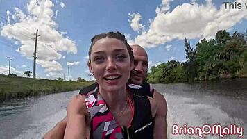 petite shro0ms q rides brian omally cock jetski bridge doggystyle deepthroat