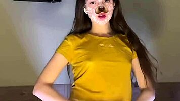 tiktok dance clips feature sexy stockings bra twerking