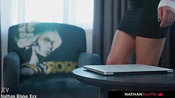 busty maid valentina ricci spies then takes rough dp from two bbc