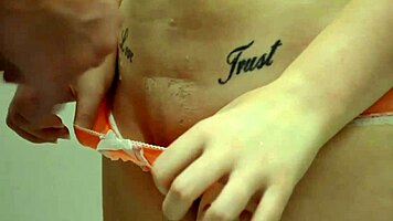 guy unloads cumshots into satin panties in steamy compilation