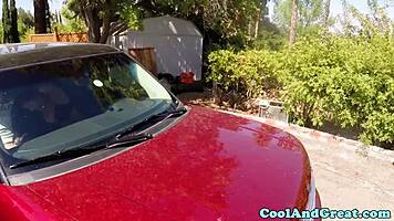 Morgan Lee Fucked Hard in Car After Oral Tease