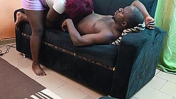Sweet hard fuck with my sexy ebony girlfriend 🍫🍑