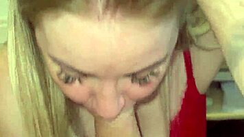 babe ravages huge cock with sloppy deepthroat after week