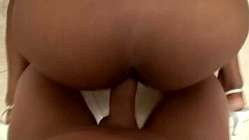 Ebony Teen Fucked Hard by Boss in Bathroom