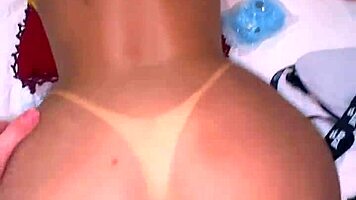 perfect-ass brazilian brunette lets me film her doggy pounding in rio motel