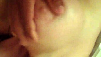 mommy's huge tits bounce as she milks stepson's monster cock creampie