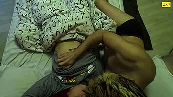 Teasing touches build her to endless waves of shuddering orgasms