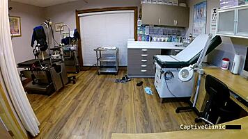 minnie rose chained as petite bdsm slave toyed gaping missionary backstage