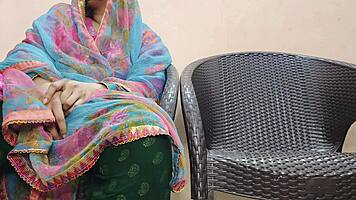 desi guy ravages horny mature woman's wet pussy in steamy close-up