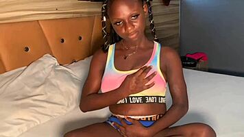 thick ebony teen gets hardcore fucked by afrobang student stud