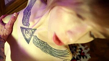 JUICY TEEN GAGS ON DADDY'S MONSTER COCK DEEP!