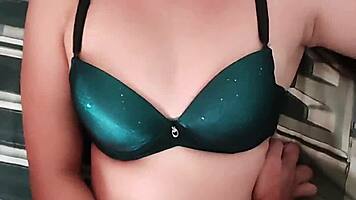 asian college girl gives barefoot footjob in steamy foot fetish play