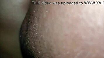 Skinny indian couple hot passionate sex closeup orgasm