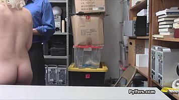 Blonde teen come to my office for hardcore fucking now