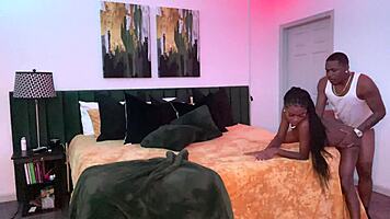 fucking slimsantana's big ass first time doggystyle 🔥