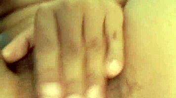 Close-up view of my petite 18+ Latina vagina exposed
