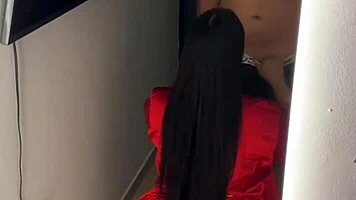 shy girlfriend turns slutty on valentine's day for wild fun