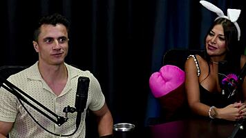 Brazilian swingers Macettare couple shocked into hot BDSM casting interview