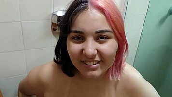 pregnant young beauty loves exposing her fetish belly homemade