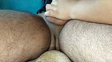 uff my pussy gets close-up pounded jumping on this thick cock feels amazing