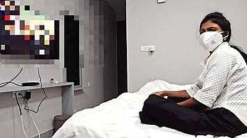 Beautiful Young Indian Girlfriend Bent Over for Intense Desi Doggystyle Pounding