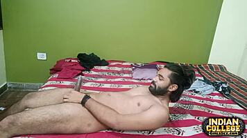 Hot 18+ Indian Babe Sucks and Takes Anal Pounding