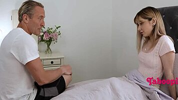 Petite Young Woman Curious About Men's Desires in Close Encounter