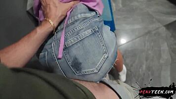 heart-pounding sneaky grocery store sex with horny young exhibitionist