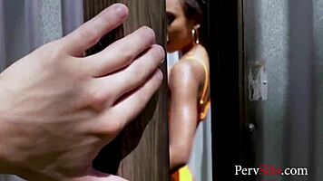 demi sutra rides big black cock in intense interracial pounding