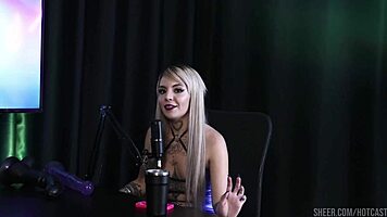 Kyra sex hottest moments with vitoria beatriz in sheer red lingerie tease