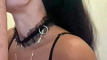 sunglasses milf's deep blowjob ends in messy swallow