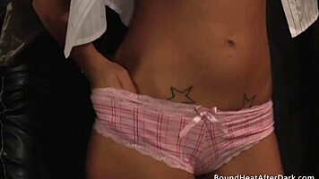 slave returns home tied dominated groped in lingerie