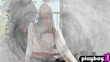 Hannah Le's sexy big ass posing nude outdoors for Playboy stunner 😍🍑 check that teen body glow