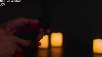 She'seducedme Husband's Dominatrix Licks Wet Pussy