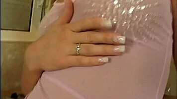 lesbian college coeds finger and toy each other's asses in kitchen with fishnets and anal plugs volume 12 scene 2