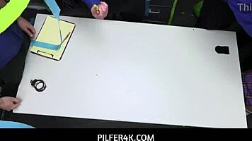 Recidivist Thief Minxx Marley Gangbang Fucked by Officers