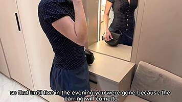 Real cheating russian wife sis mistaken tight pussy fucked pov moaning