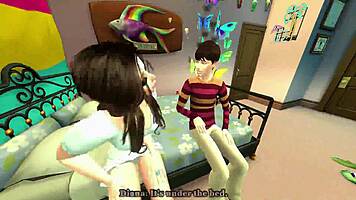 College Cram Session Turns Into Sims 4 Machinima Roleplay