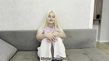 Blonde Wife Cheats Again Bent Over Psychologist's Desk Doggystyle Pov With Dirty Talk Cuckold Husband Watches Her Hairy Pussy